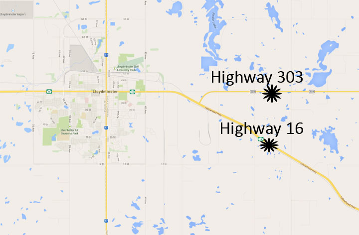 Saskatchewan RCMP investigating thefts from business east of Lloydminster this weekend.