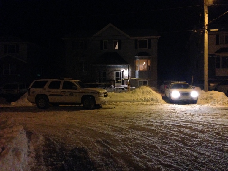 RCMP remain on scene at 16 Tiger Maple Drive in Timberlea.