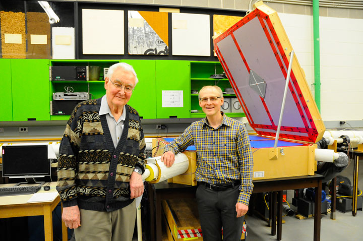 Two University of Saskatchewan professors recognized for their collaboration with a Saskatoon manufacturer to cut energy costs.