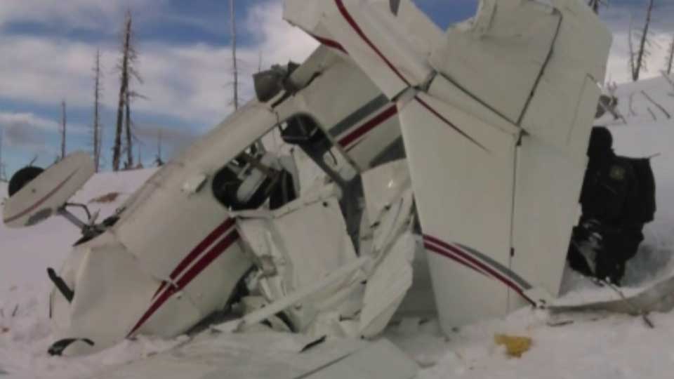 Grief-stricken father intentionally crashes plane but survives