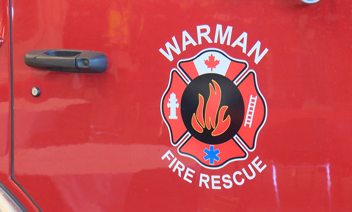 Warman fire chief warns drivers they are on their own if they break through the ice on the South Saskatchewan River.