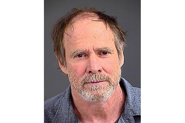Actor Will Patton in his police booking photo.