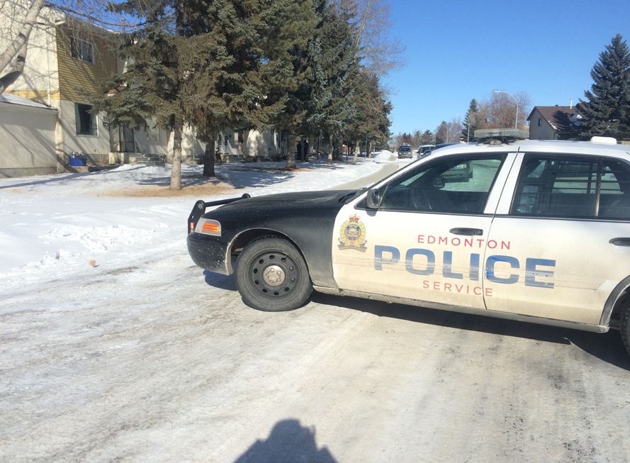 Edmonton police respond to possible shooting in area of Saddleback Road and 112 Street.