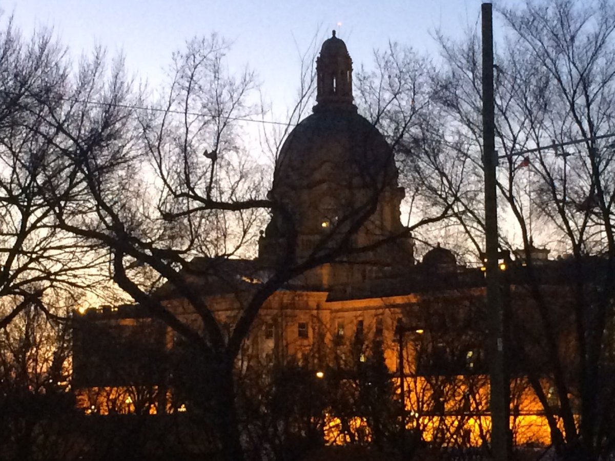 First day of spring session at the Alberta legislature.