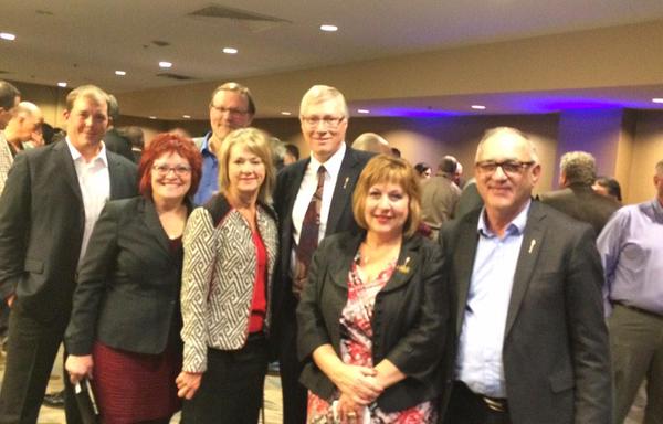 Verlyn Olson seen here with other ministers in a Twitter photo.