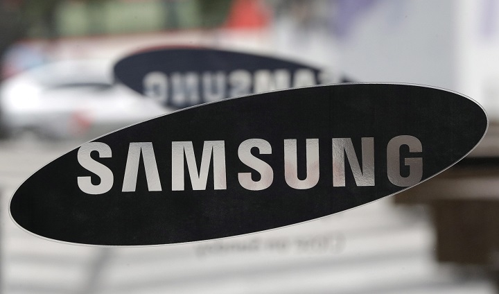 Samsung Electronics Co. logo is seen at its headquarters in Seoul, South Korea, Friday, July 5, 2013.