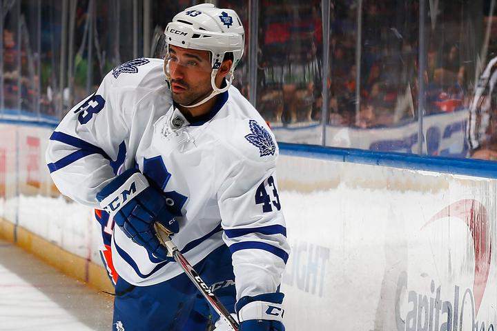Centre Nazem Kadri will be a healthy scratch Monday night when the Toronto Maple Leafs host the New York Islanders.