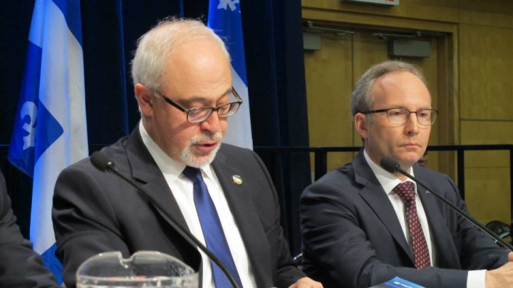 Finance Minister Carlos Leitao not raising the QST as recommended by the Godbout report.