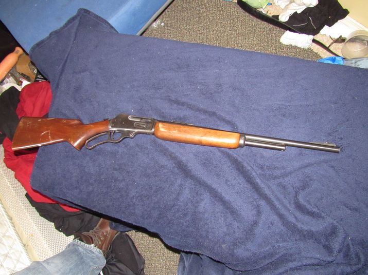 Calgary police seized a Marlin 35 caliber rifle during the execution of search warrants at three northwest locations on February 6th, 2015. 