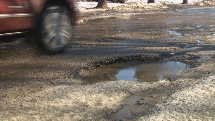 Hot asphalt can be used for pothole patching in Saskatoon once temperatures consistently stay above zero.