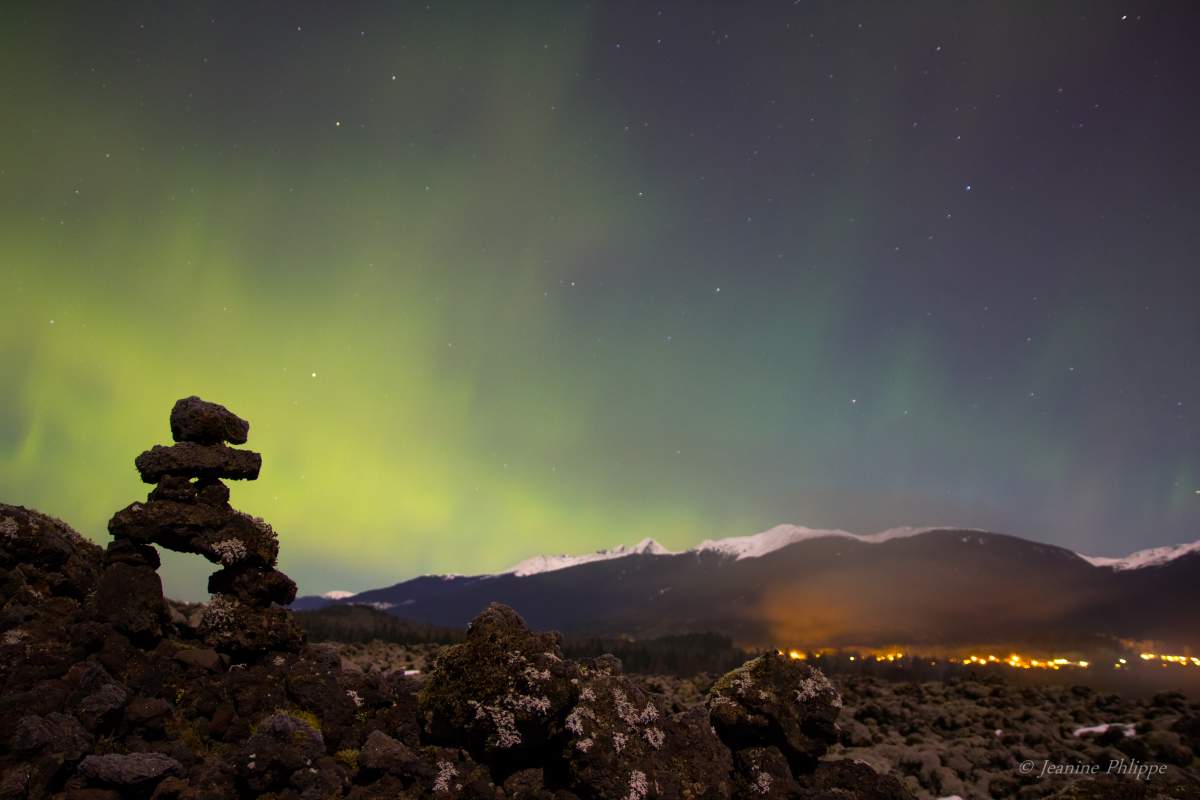 Northern Lights over the Nass Valley near New Aiyansh