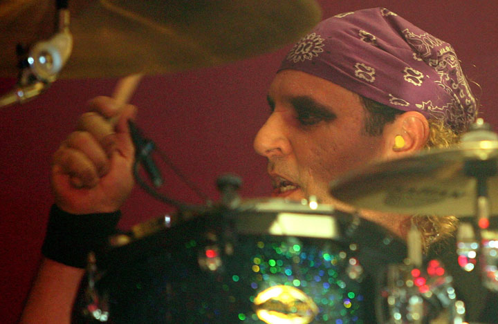 Drummer A.J. Pero, pictured in 2006.