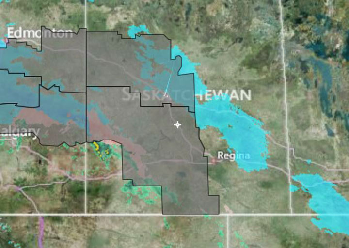 Environment Canada issued a snowfall warning Saturday in Saskatoon and other parts of west-central Saskatchewan.
