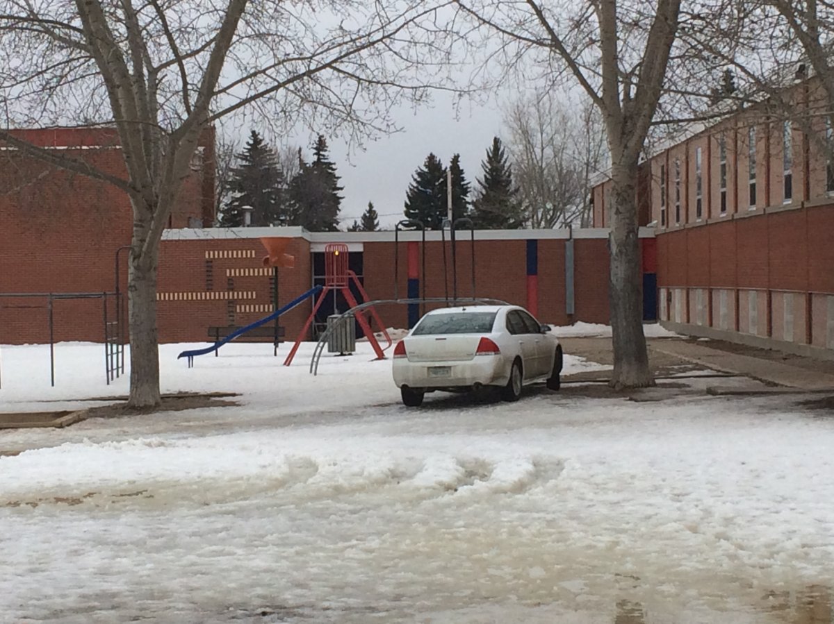 A driver under medical distress drove into the playground at Coronation Park School.