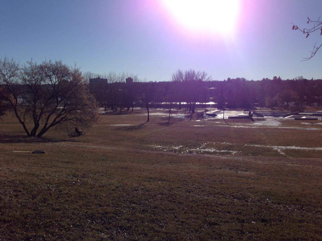 People out for a morning stroll Sunday in Victoria Park along the South Saskatchewan River come across the body of a dead man.
