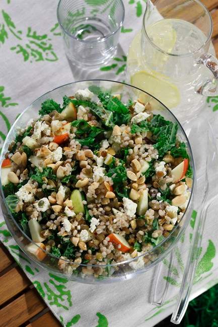 Greens delicious in salads or used as wrap
