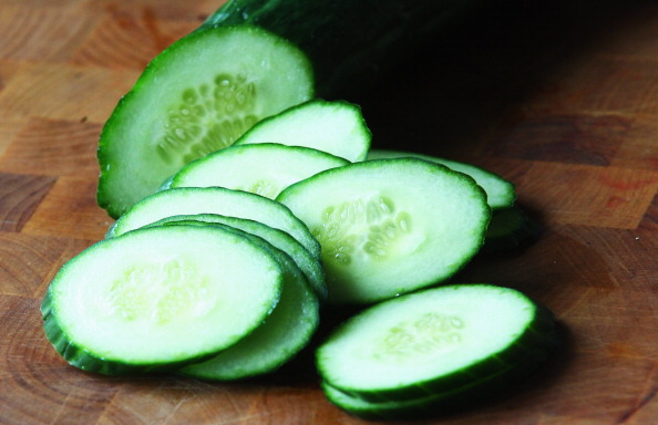 File photo of sliced cucumbers. 