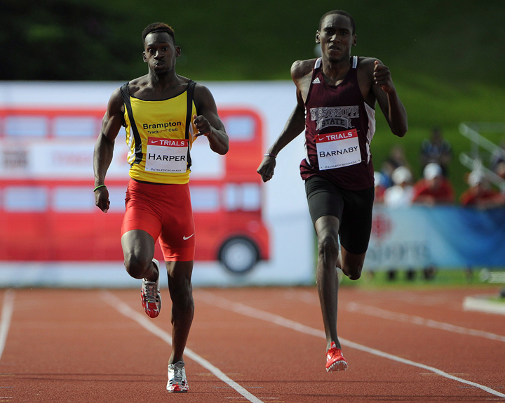 Canadian runner Daundre Barnaby has died in a swimming accident at a national team training camp in St. Kitts.