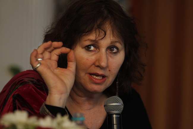 British filmmaker Leslee Udwin addresses a press conference on her documentary film "India's Daughter," about the Dec. 16, 2012 gang rape in a moving bus, in New Delhi, India, Tuesday, March 3, 2015. 
