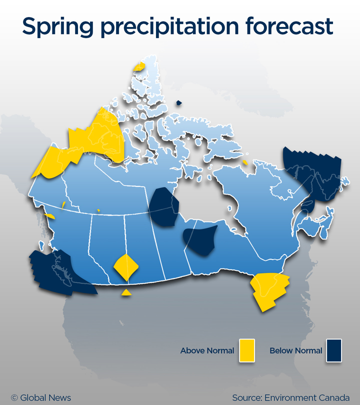 What will spring bring? Warm in the west, cooler in the east - image