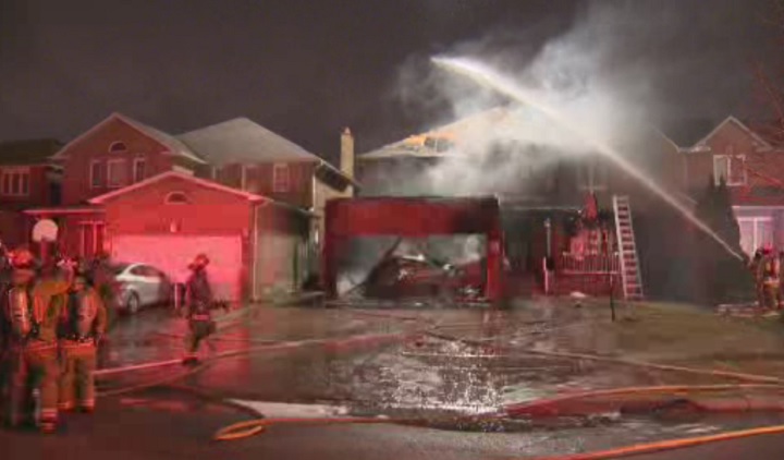 Overnight fire destroys home in Etobicoke - image