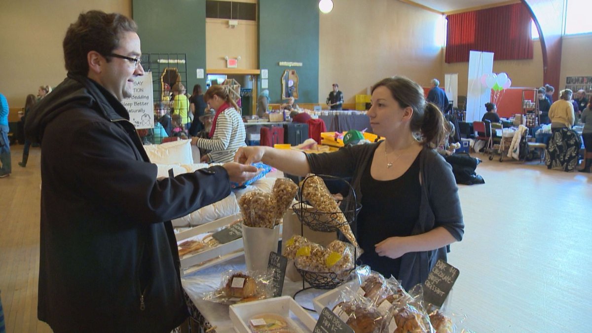 Kimberley Phaneuf owns The Flour Shoppe, a regular booth at the Regina Farmers' Market.