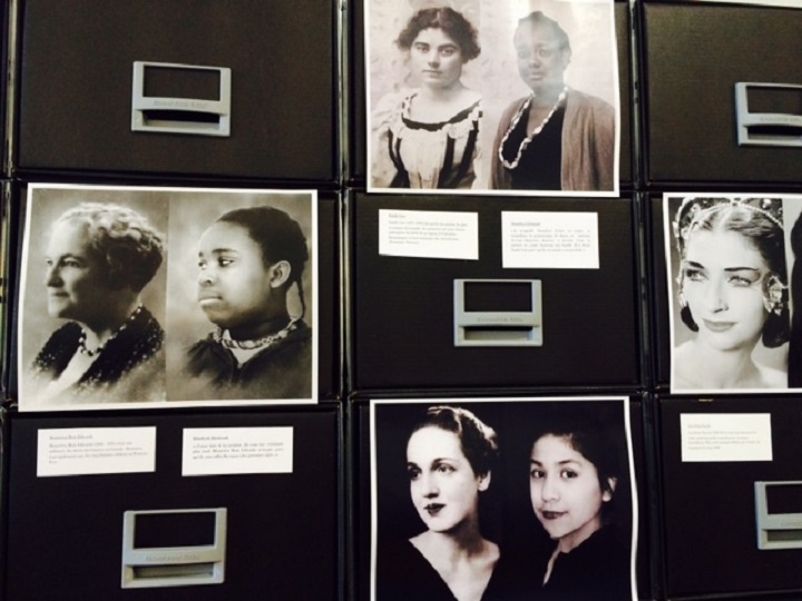 Barclay elementary students dress up as notable women leaders in a project for Girls Action Foundation.