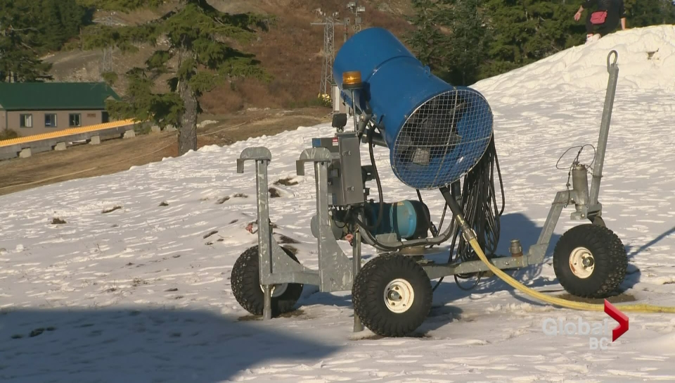 Grouse Mountain has re-opened the Paradise Bowl thanks  to a spell of cold temperatures and plenty of man-made snow.