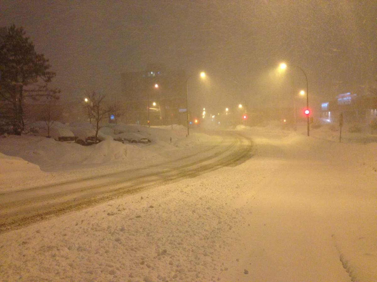 A late winter storm hit Halifax on March 18 leading many closures in the city and across Nova Scotia.
