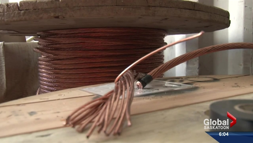 SaskPower has teamed up with the Saskatoon Police Service to tackle the problem of copper theft from electrical sites.