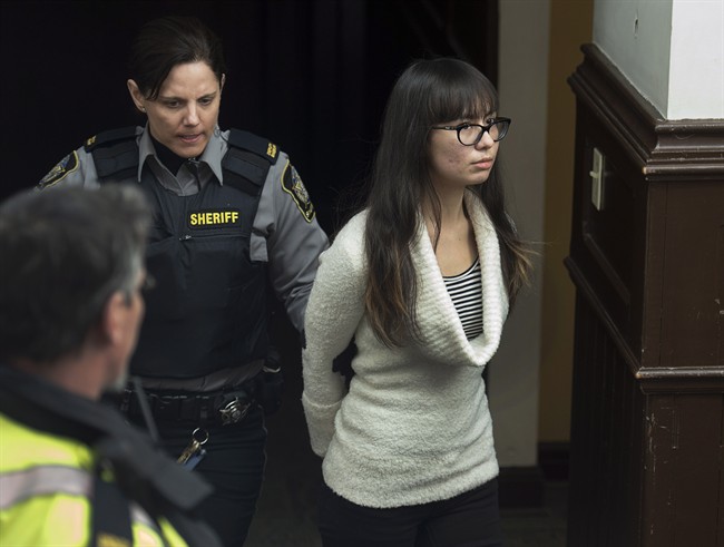 American Lindsay Souvannarath arrives at provincial court in Halifax on Friday, March 6, 2015.  (File photo).