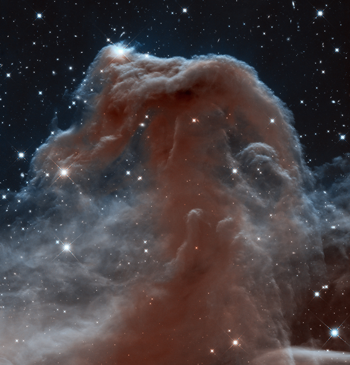 The Horsehead Nebula as seen with the Hubble Space Telescope