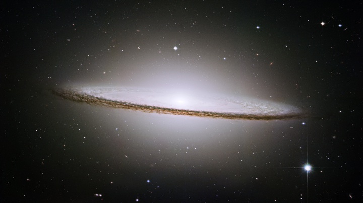 The Sombrero Galaxy, captured by Hubble in 2003.