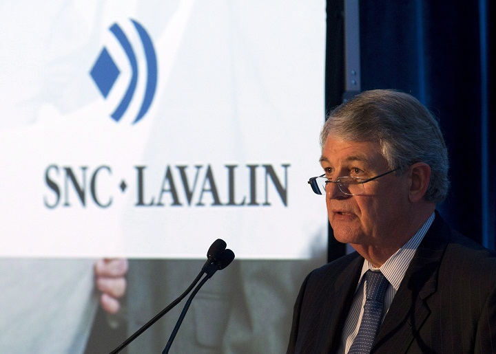 SNC Lavalin interim CEO Ian Bourne speaks at the company's AGM in Toronto on Thursday May 3, 2012. 