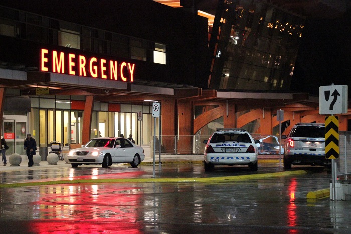 A man arrived at Surrey Memorial Hospital Saturday to be treated for a non-life threatening gunshot wound. He is refusing to answer questions about what happened.