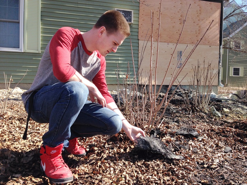 Tristan Gareau, 21, was driving by after a first date and noticed smoke coming from the car.