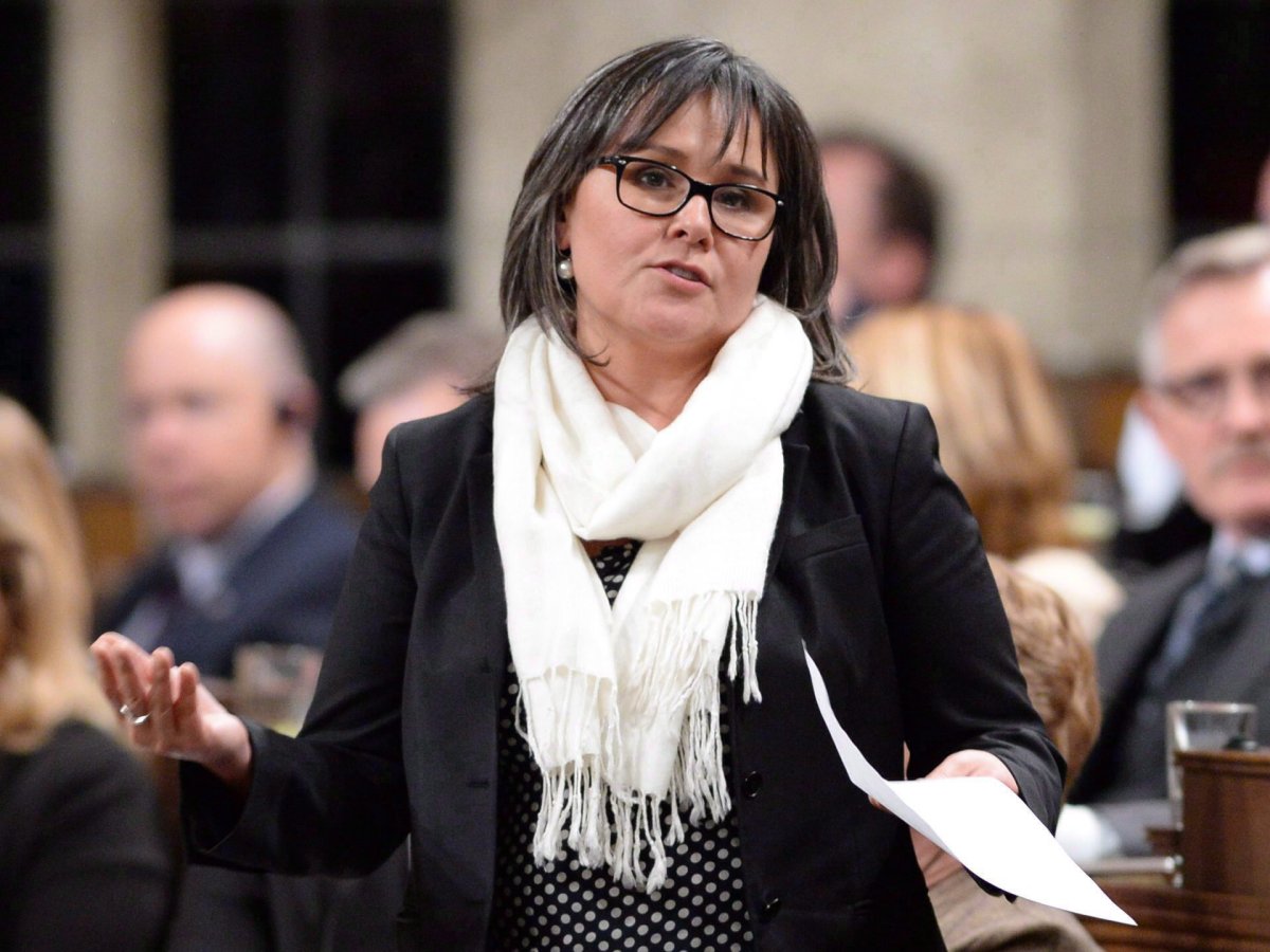 Environment Minister Leona Aglukkaq answers a question during question period in the House of Commons on Parliament Hill in Ottawa on Feb. 4, 2015. THE CANADIAN PRESS/Sean Kilpatrick.