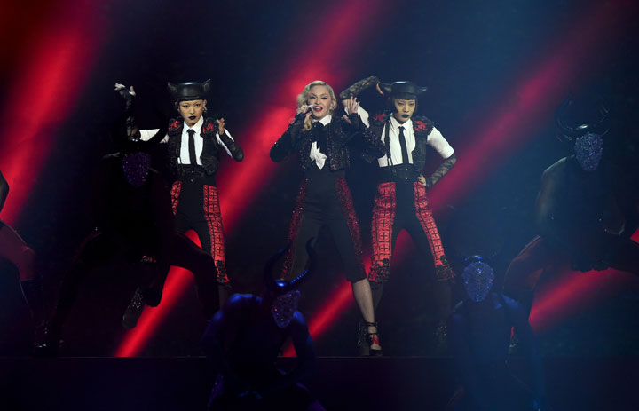 Madonna, pictured at the BRIT Awards on Feb. 25, 2015.
