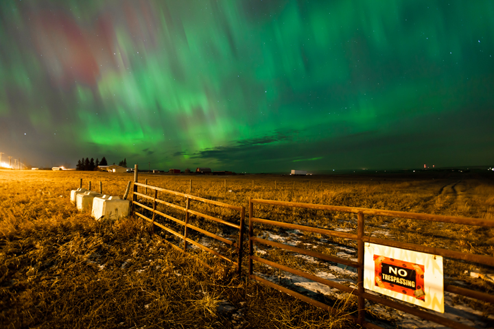 Photographer Matt Melnyk took this photo in the Sage Hill area of Calgary, Alberta, on March 17, 2015.
