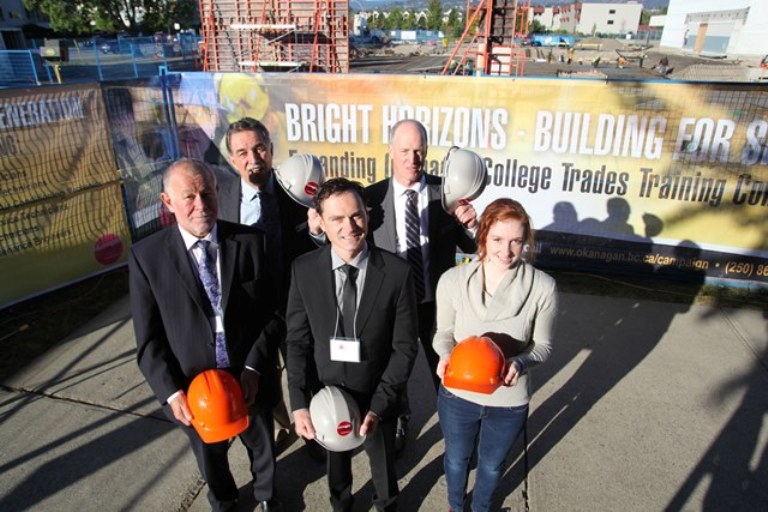 Sentes Automotive has pledged $50,000 toward the Bright Horizons Building for Skills fundraising campaign to support a student study space in the new trades tower currently under construction along KLO Road in Kelowna.