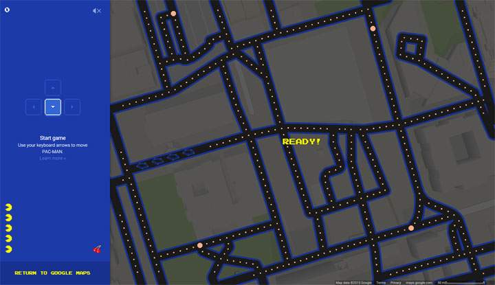 You can play ‘Pac-man’ in Google Maps right now - image