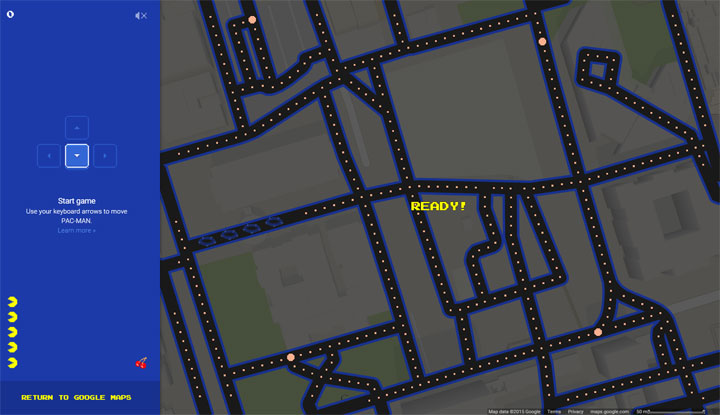 You Can Play 'Pac-Man' In Google Maps Right Now