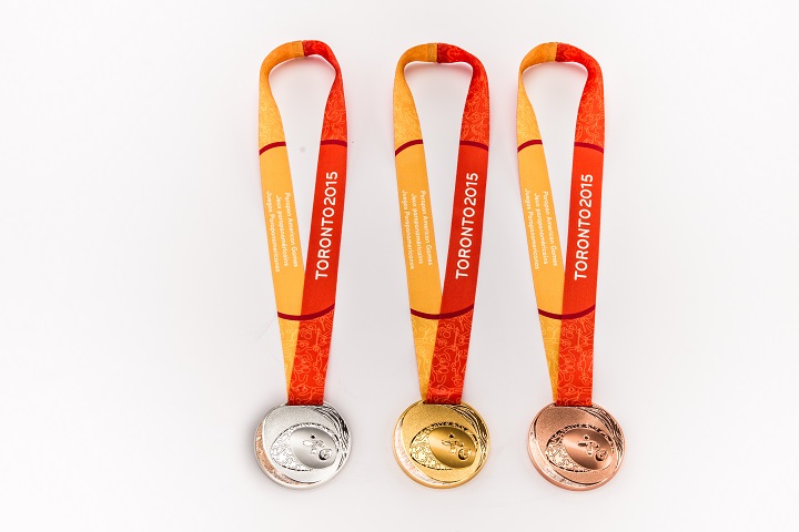 TORONTO 2015 Pan Am/Parapan Am Games medals.
