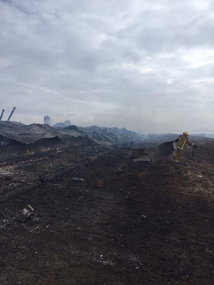 Pig barn fire Kola Manitoba