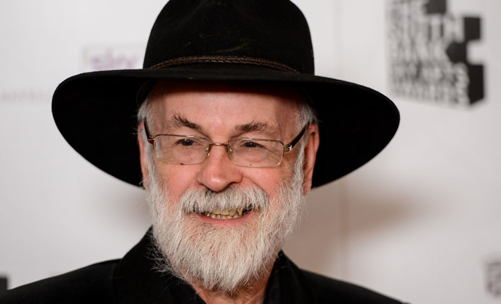 Terry Pratchett, pictured in 2012.