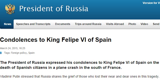 Condolences, prayers for Germanwings Flight 4U9525 crash victims - image