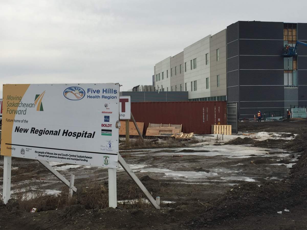 Construction on the new Moose Jaw hospital is expected to be complete in May, with opening of the $100-million facility scheduled for the summer.