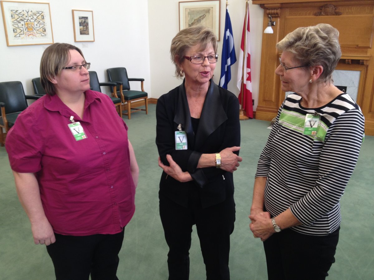 Three women brought their stories about Prairie Pioneers Lodge in Swift Current to the legislature Tuesday.