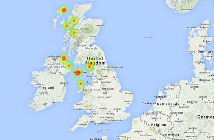 Several reports of a fireball were also repo