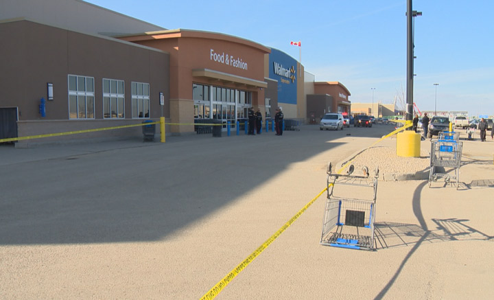 Two people hospitalized after being struck in a Saskatoon Walmart parking lot by vehicle driven by a man who had a seizure.